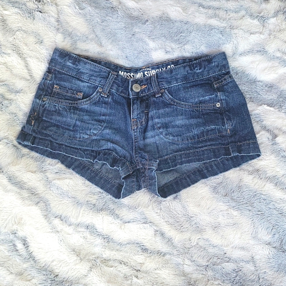 Denim shorts